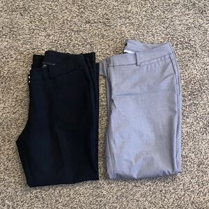 Worthington Black and Grey Curvy Fit Dress Pants